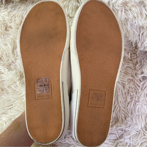 Dolce Vita Zina 360 Sneaker recycled leather white size 7.5 - Picture 10 of 10